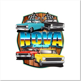 Nova Chevrolet Nova Chevy 2 Chevy 11 Posters and Art